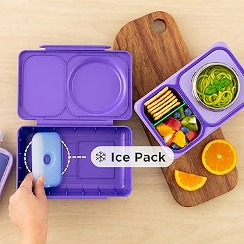 OMIE 子ども用弁当箱 パープル Amazon | OmieBox 子供用 弁当箱 - 保温 弁当 ランチボックス